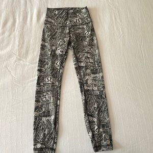 lululemon leggings, worn twice, size 2